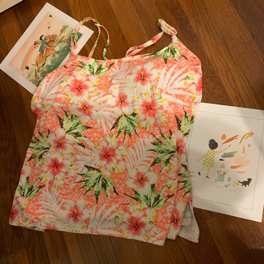 Two piece plus size bathing suit, size 20